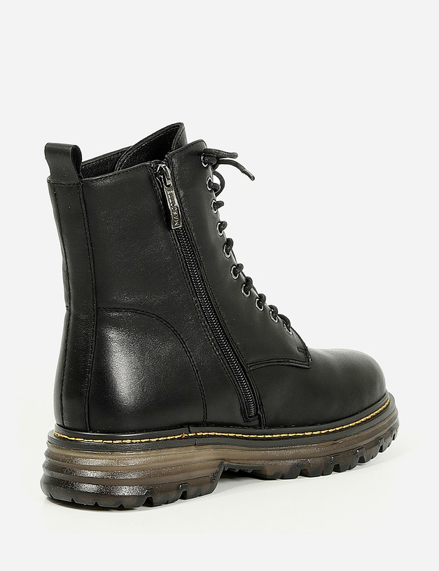 Черные женские зимние ботинки MASCOTTE 78-120431-0102 | ракурс 4