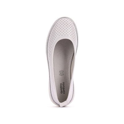 Туфли летние женские QUATTROCOMFORTO 40-41WA-160VT, цвет белый, размер 37 - фото 5