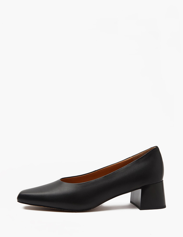 Черные кожаные женские туфли MASCOTTE 126-412111-3501M | ракурс 2
