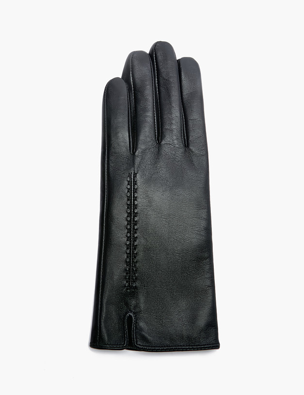 Черные женские перчатки MASCOTTE 717-2201-102 | ракурс 2