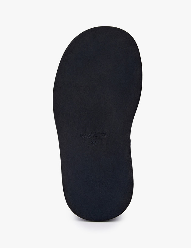 Черные женские сандалии из кожи MASCOTTE 66-3183111-3501M | ракурс 5