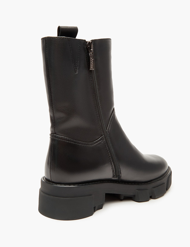 Черные женские зимние ботинки MASCOTTE 233-320832-3100M | ракурс 3