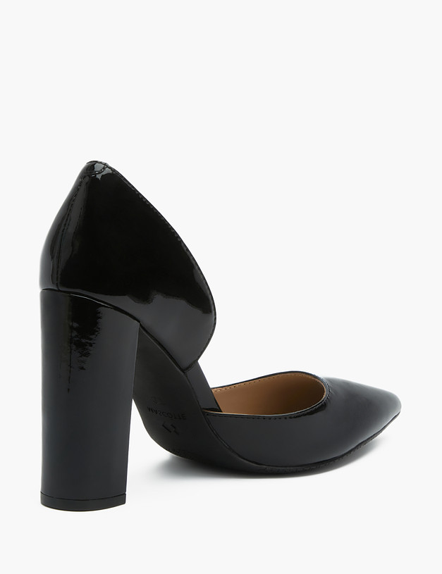 Черные лакированные женские туфли MASCOTTE 172-3183813-3701M | ракурс 4