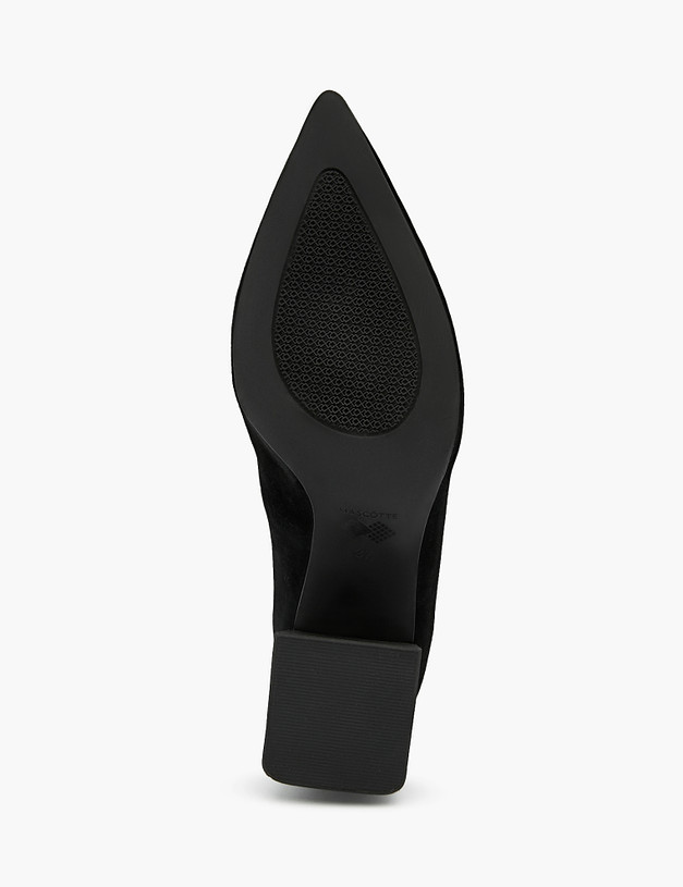 Черные женские туфли на квадратном каблуке MASCOTTE 100-310911-0602 | ракурс 5