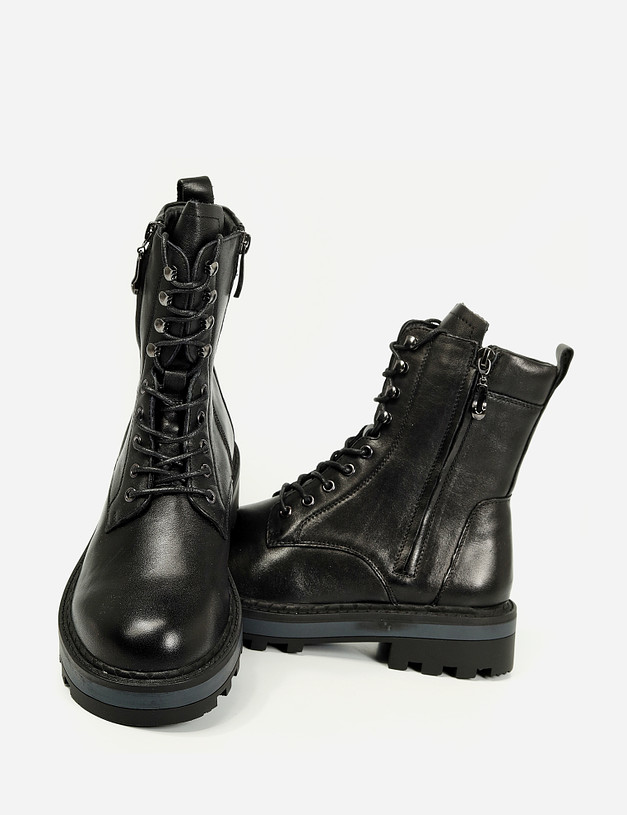 Черные женские ботинки MASCOTTE 58-122622-0102 | ракурс 7