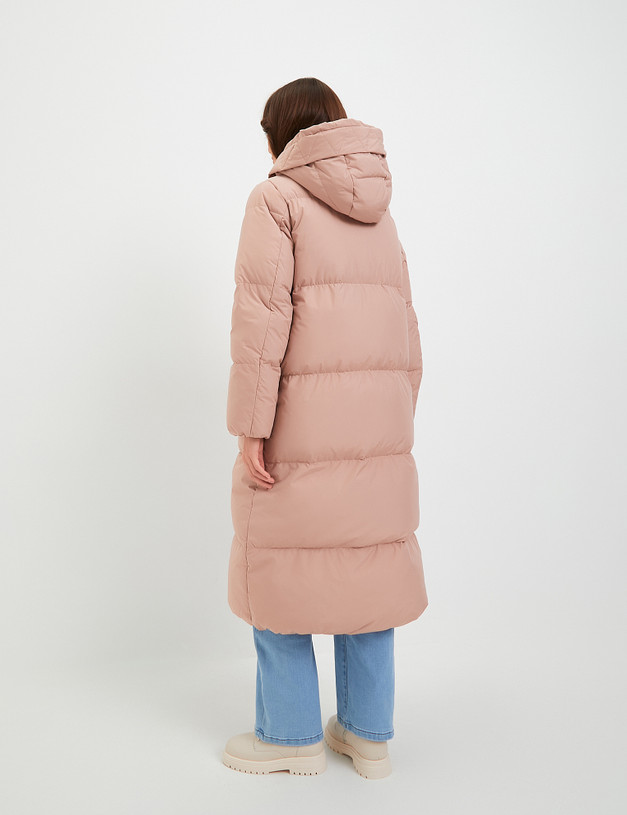 Женское пальто пудрового цвета MASCOTTE 861-3203-2406 | ракурс 2