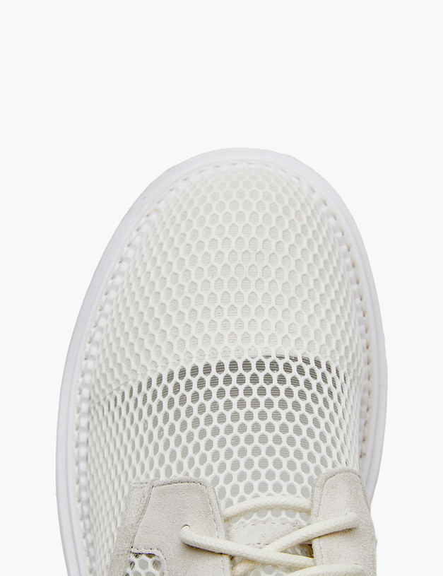 Белые женские сетчатые ботинки MASCOTTE 233-4124312-0201 | ракурс 4