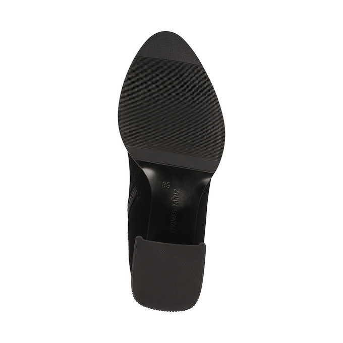 Черные женские ботинки на каблуке «Томас Мюнц»