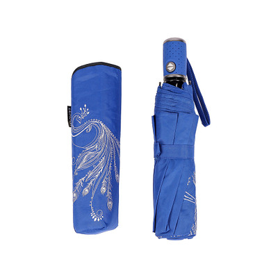 Зонт автоматический женский ZENDEN 12-41UWC-007, цвет синий, размер ONE SIZE - фото 6