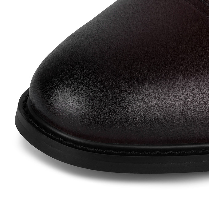 Коричневые кожаные мужские ботинки на молнии "Томас Мюнц"