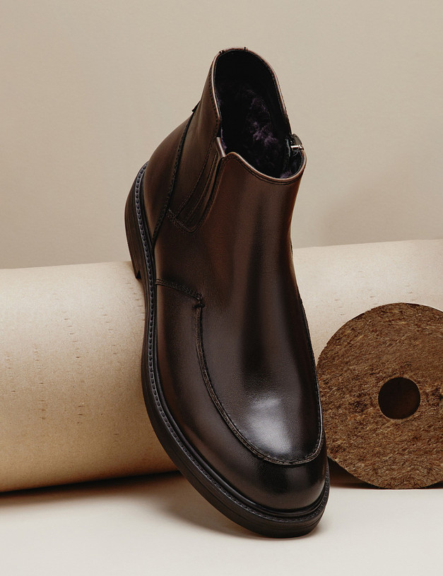 Черные мужские ботинки MASCOTTE 22-220835-0102 | ракурс 1