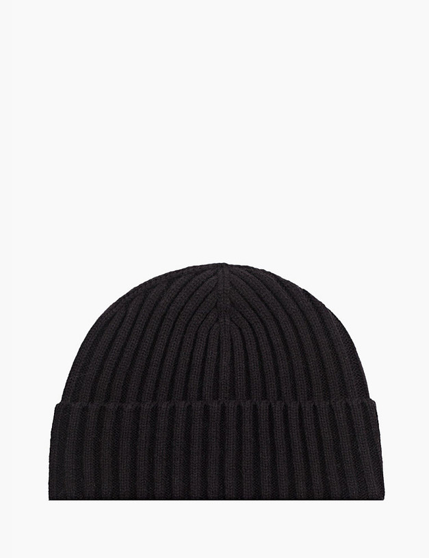 Черная мужская шапка-бини MASCOTTE 784-1208-7502 | ракурс 2