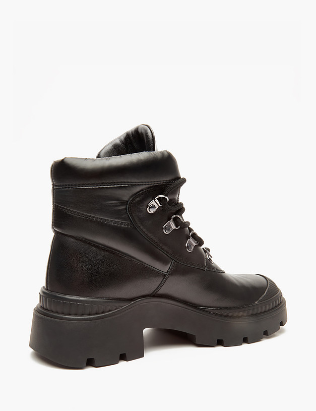 Черные женские зимние ботинки MASCOTTE 233-323631-0102 | ракурс 3