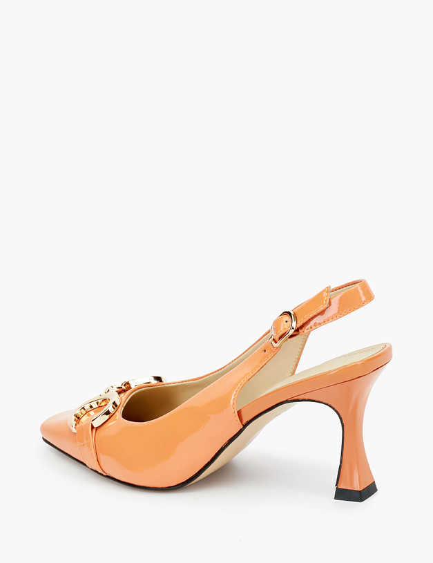 Оранжевые летние женские туфли MASCOTTE 233-210612-0713 | ракурс 4