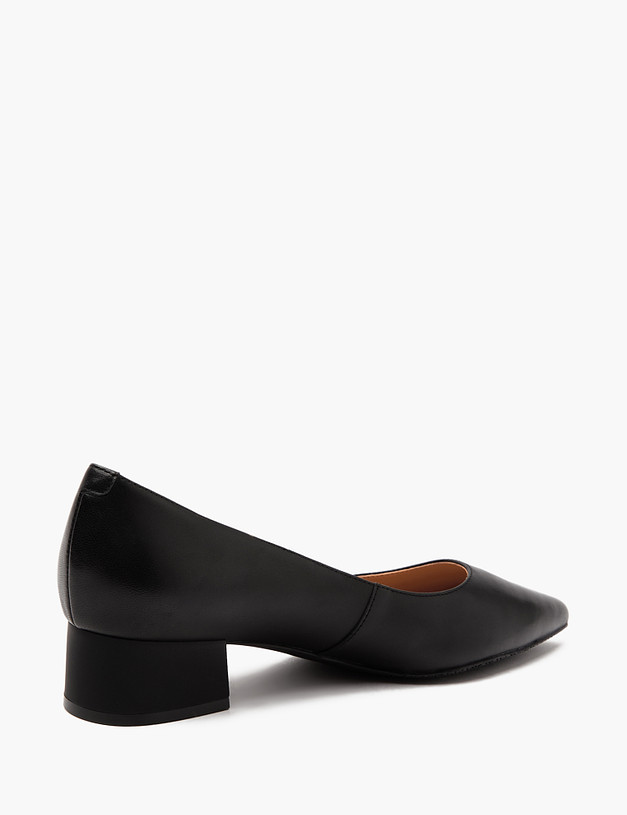 Черные кожаные  женские туфли MASCOTTE 175-4127411-3501M | ракурс 3