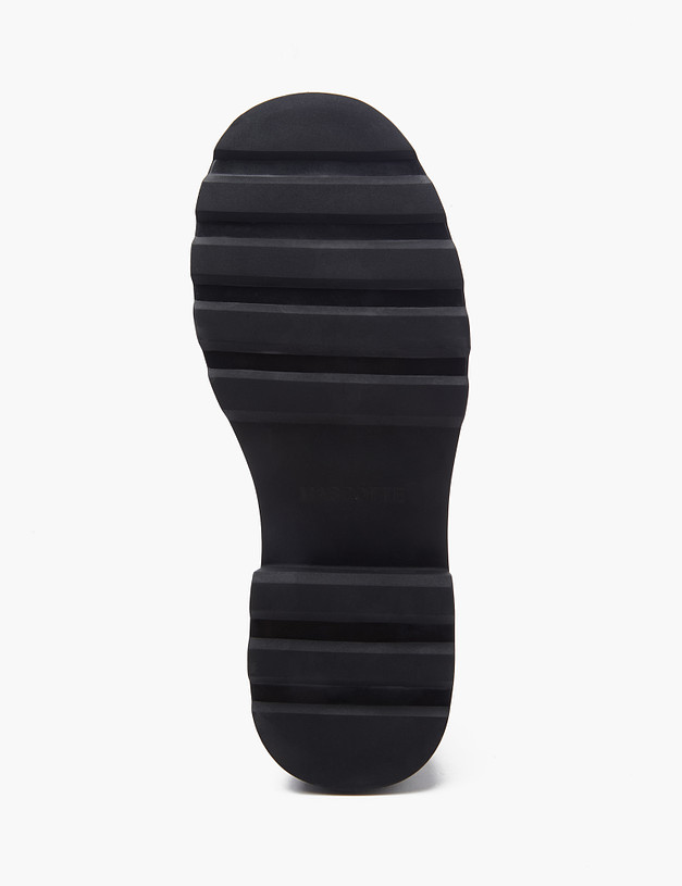 Черные кожаные женские лоферы MASCOTTE 58-220211-0102 | ракурс 5