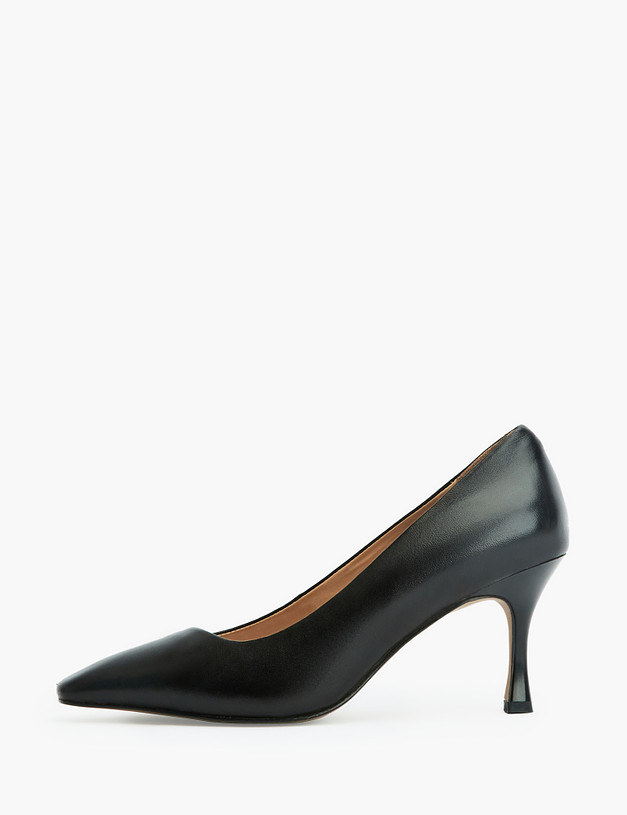 Черные кожаные женские туфли MASCOTTE 233-3181611-3501M | ракурс 1