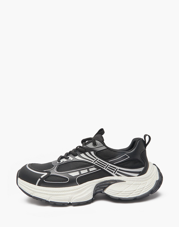 Черные мужские массивные кроссовки