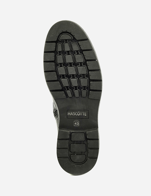 Черные мужские ботинки на меху MASCOTTE 58-1212032-0102 | ракурс 5