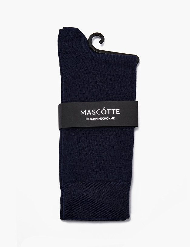 Синие мужские носки MASCOTTE 722-0103-7603 | ракурс 1