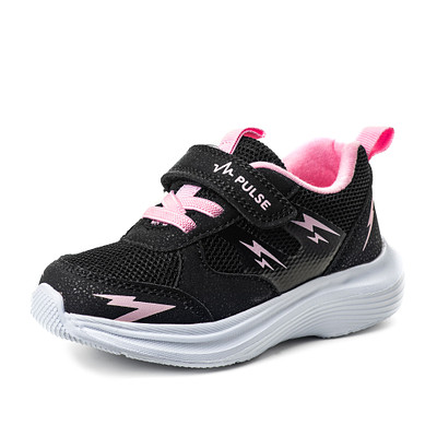Кроссовки для девочек Pulse 17-22GO-020TT, цвет черный, размер 24 - фото 1