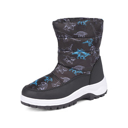 201-42BO-249TN Полусапоги для активного отдыха мальчиковые текстиль-и.кожа/шерсть-и.мех черн, Pulse