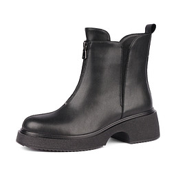 77-42WA-070VR Ботинки женские кож.спилок/ворс.ткань черн, Zenden