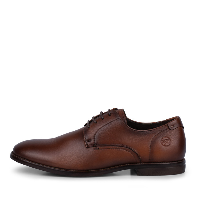 Коричневые кожаные мужские классические туфли «Саламандер»