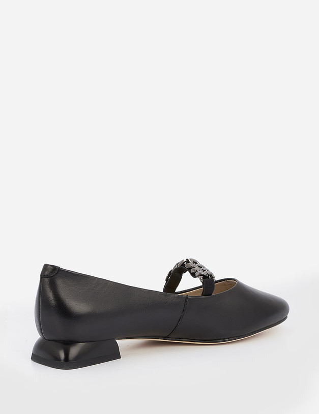 Черные женские туфли MASCOTTE 126-120212-3501M | ракурс 4