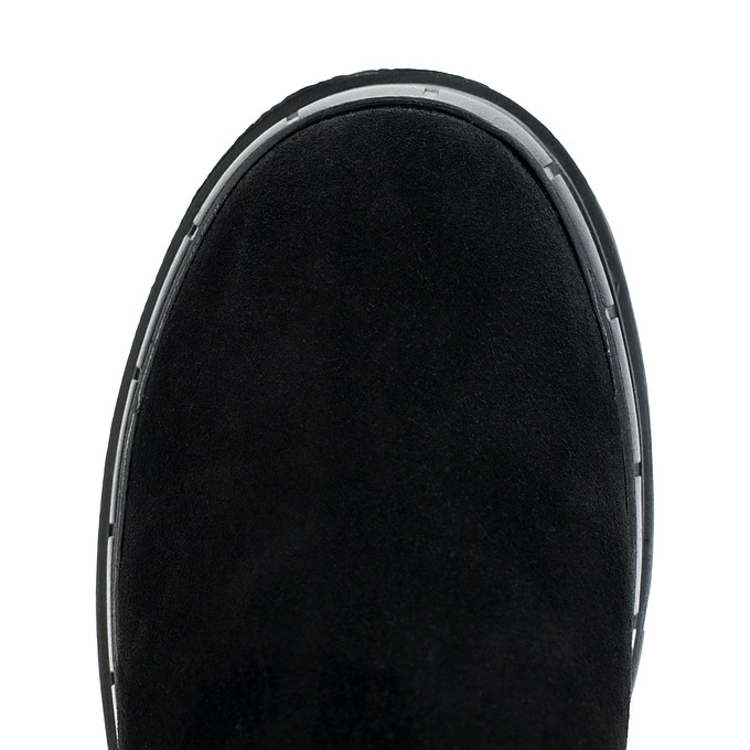 Черные женские ботинки из спилка «Томас Мюнц»