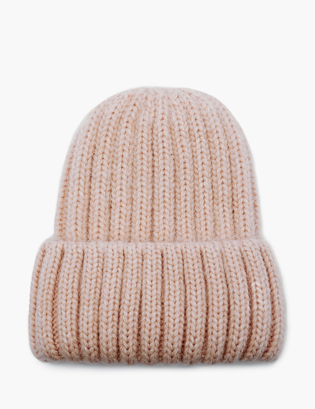 Розовая зимняя женская шапка MASCOTTE 781-2206-506 | ракурс 2