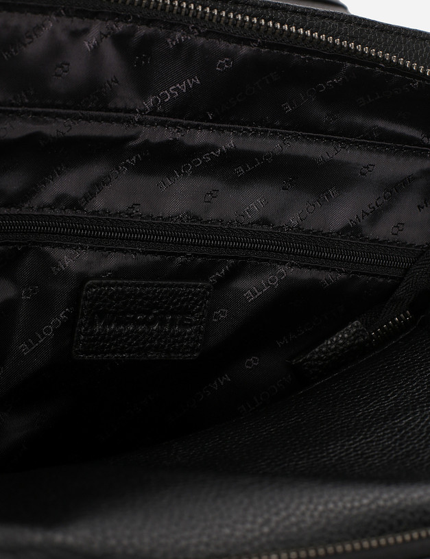 Черный мужской рюкзак из кожи MASCOTTE 604-1134-102 | ракурс 4