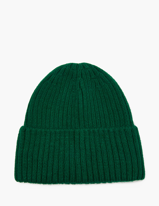 Зеленая женская шапка MASCOTTE 781-3231-75004 | ракурс 2