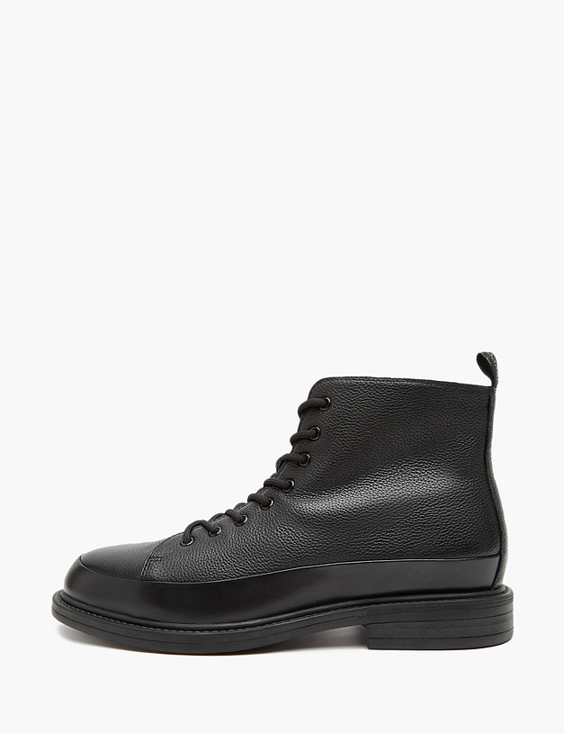 Черные зимние мужские ботинки MASCOTTE 58-3211334-8110M | ракурс 1