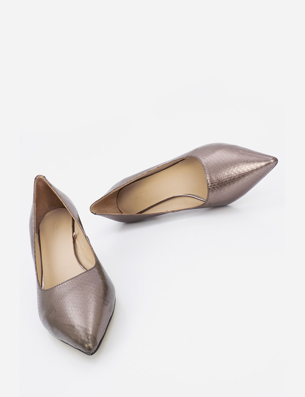 Серебристые женские туфли MASCOTTE 21-120511-0116 | ракурс 7