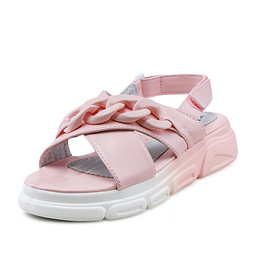 26-31GO-711SK Туфли летние девичьи и.кожа/нат.кожа розов., ZENDEN first