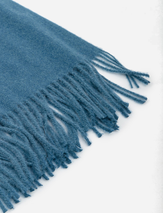 Синий женский шарф MASCOTTE 700-0206-2403 | ракурс 2