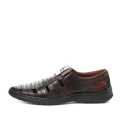 Туфли летние мужские quattrocomforto 335-21MZ-013KK, цвет коричневый, размер 40 - фото 2