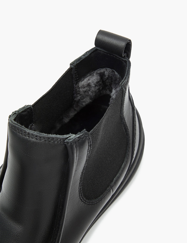Черные мужские зимние ботинки MASCOTTE 22-321832-8100M | ракурс 6