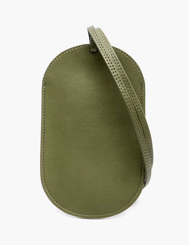 Зеленая женская сумка для мобильного MASCOTTE 660-2248-604 | ракурс 3