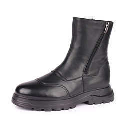 73-42MV-066KN Ботинки мужские нат.кожа/шерсть-и.мех черн, Zenden