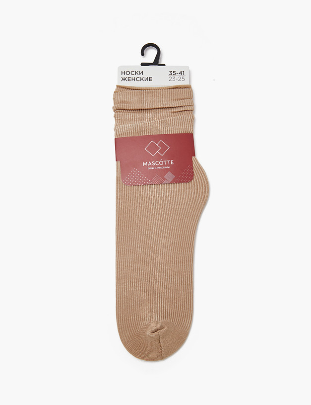 Бежевые женские носки MASCOTTE 764-3112-2608 | ракурс 2