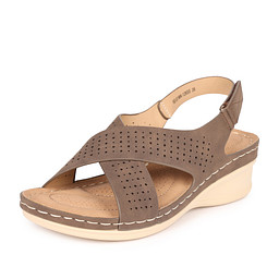 163-51WK-126SS Туфли летние женские и.кожа/и.кожа корич, Marisetta