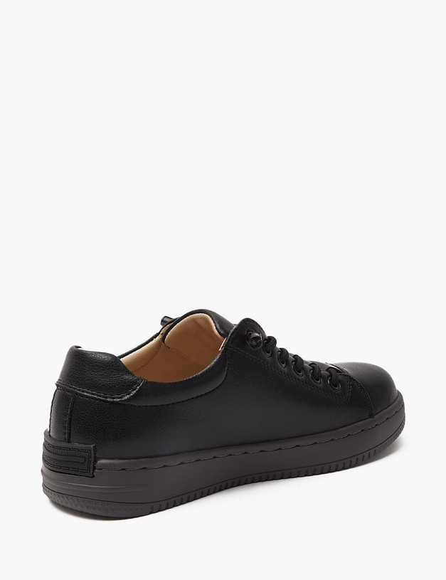 Черные кроссовки для мальчиков MASCOTTE 98-410812-0602 | ракурс 5