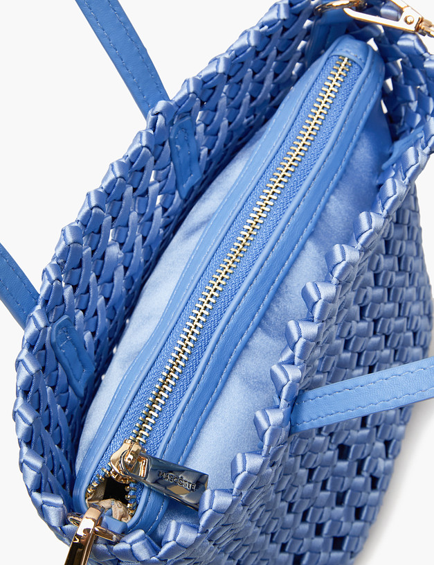 Голубая женская плетеная сумка MASCOTTE 647-4111-203 | ракурс 5