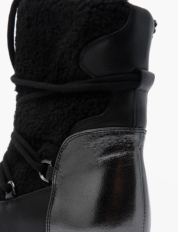 Черные женские ботинки MASCOTTE 234-221731-0402 | ракурс 7