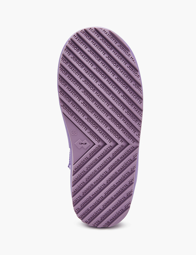 Фиолетовые кожаные угги для девочек MASCOTTE 98-320155-0607 | ракурс 6