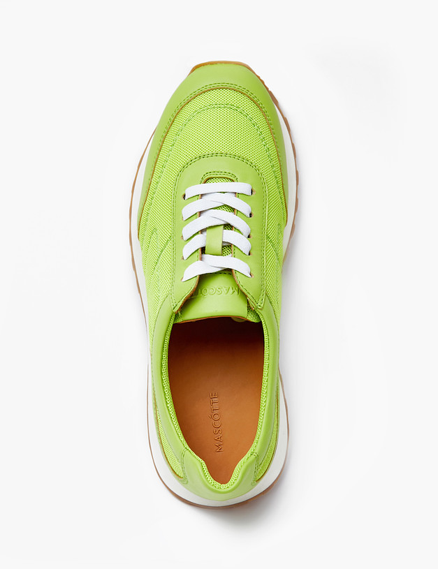 Зеленые женские кроссовки MASCOTTE 22-4121122-6547M | ракурс 4