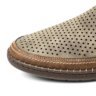 Туфли летние мужские MUNZ Shoes 188-21MV-029GS, цвет хаки, размер ONE SIZE - фото 6