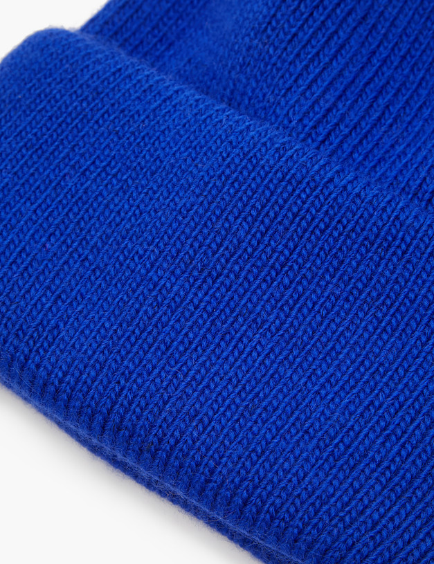 Синяя женская шапка MASCOTTE 781-1214-7503 | ракурс 3